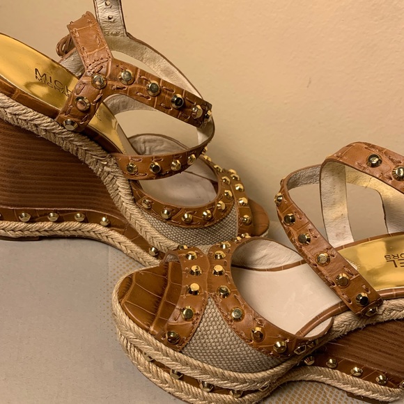 Michael Kors Wedge Sandals-(closet) - Picture 5 of 5